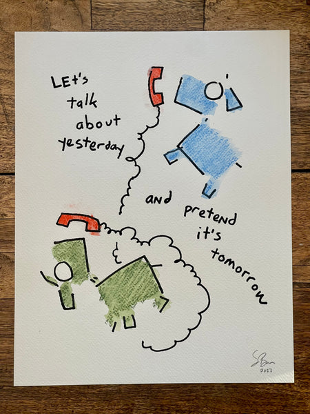 Let’s talk about yesterday
