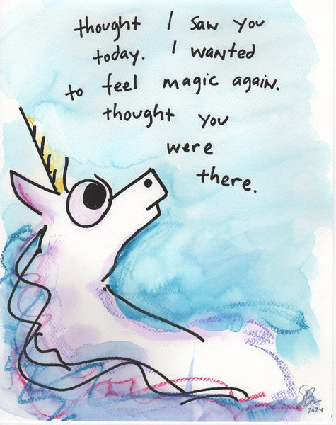 Thought I saw you today
