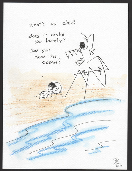 Can you hear the ocean? (Clam 015)