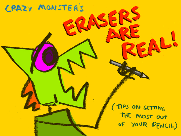 Crazy Monster's Erasers are Real as an ebook 14 Pages