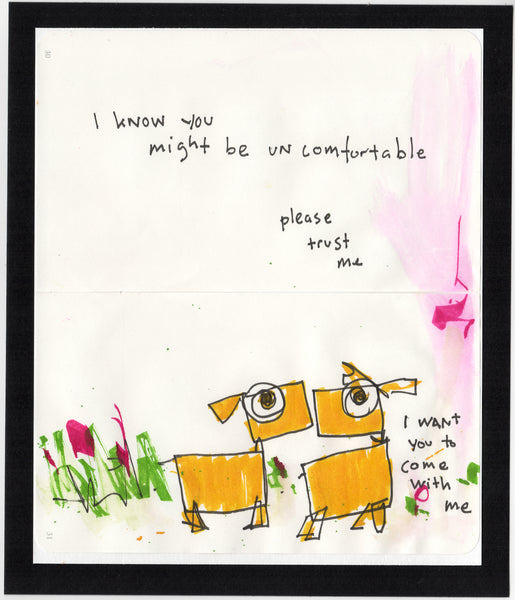 i know you might be uncomfortable