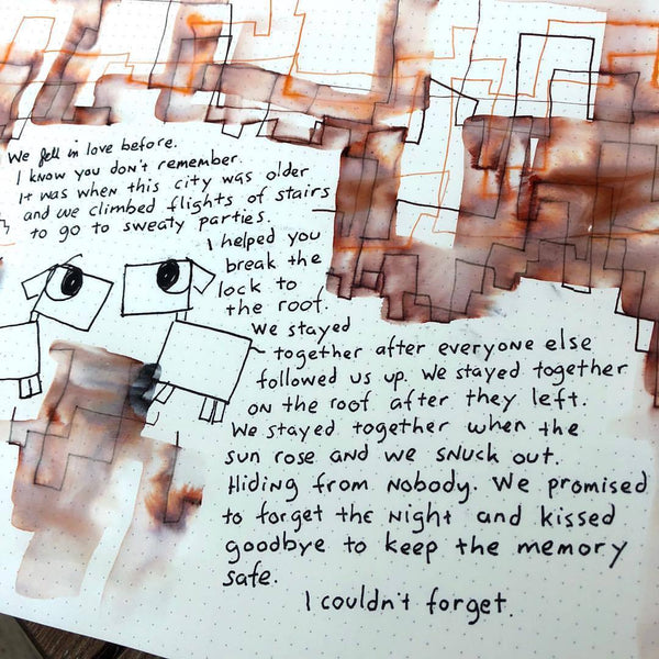 We fell in love before.